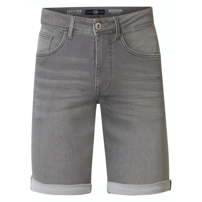 Petrol Industries Jackson Jogg - Denim Short Slim Fit Light Grey | Freewear Jackson Jogg - Denim Short Slim Fit - www.freewear.nl - Freewear