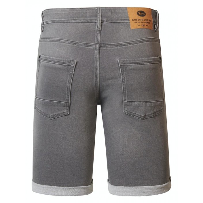 Petrol Industries Jackson Jogg - Denim Short Slim Fit Light Grey | Freewear Jackson Jogg - Denim Short Slim Fit - www.freewear.nl - Freewear