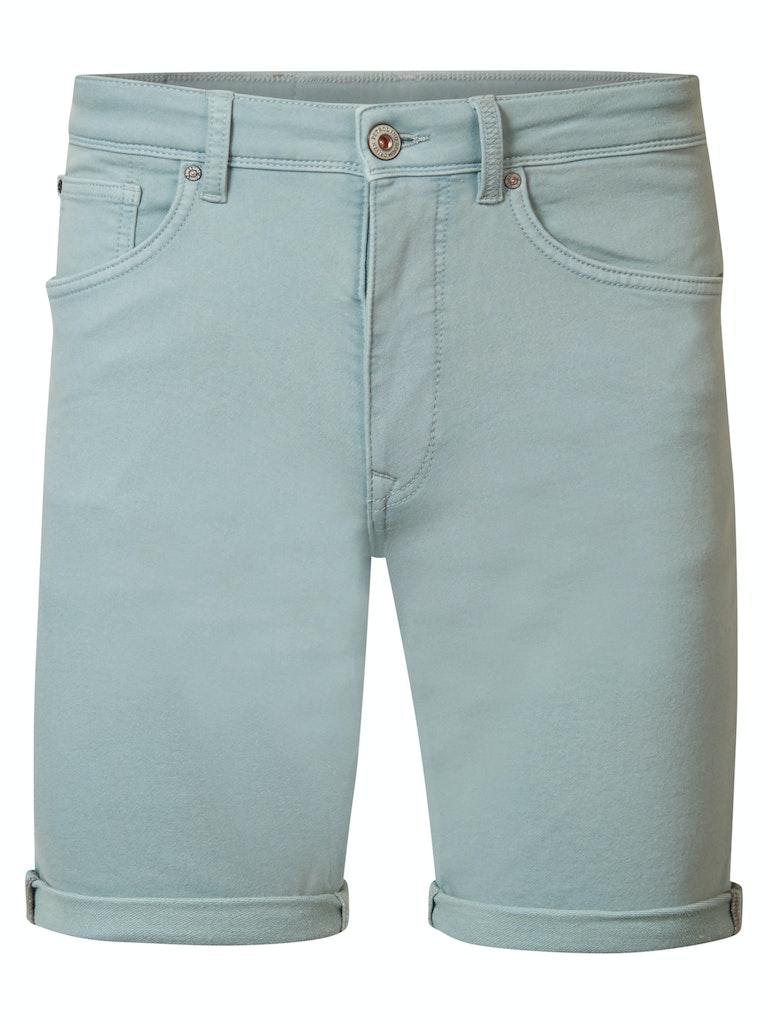 Petrol Industries - Heren Jackson Gekleurde Denim Short Sungreet - Blauw - Maat L