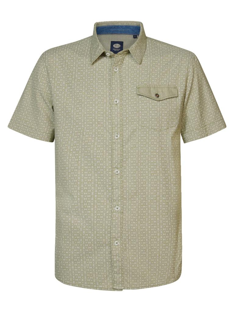 Petrol Industries Men Shirt Short Sleeve Aop