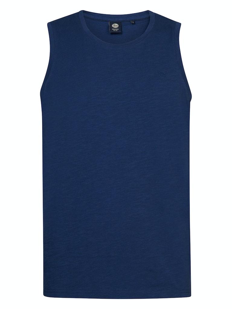 Petrol Industries - Heren Logo Singlet Newport - Blauw - Maat XXXL