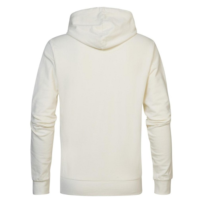 Petrol Industries Men Sweater Hooded Antique White | Freewear Men Sweater Hooded - www.freewear.nl - Freewear