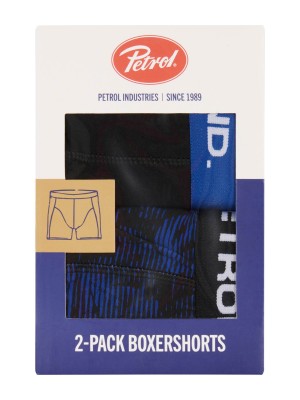 Petrol Industries Men Underwear Boxer 2-pack Black | Freewear Men Underwear Boxer 2-pack - www.freewear.nl - Freewear