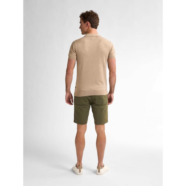 Petrol Industries Men Knitwear Polo Light Tan | Freewear Men Knitwear Polo - www.freewear.nl - Freewear