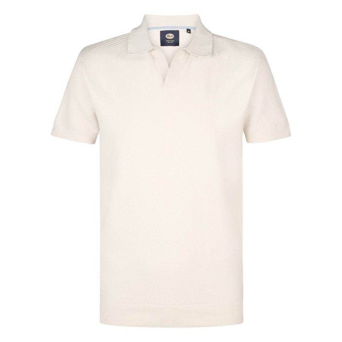 Petrol Industries Men Knitwear Polo Seashell | Freewear Men Knitwear Polo - www.freewear.nl - Freewear