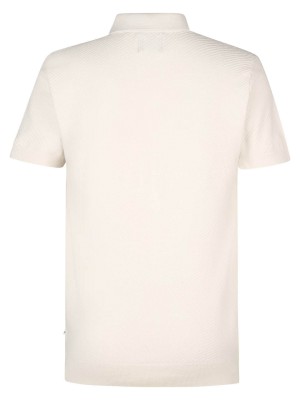 Petrol Industries Men Knitwear Polo Seashell | Freewear Men Knitwear Polo - www.freewear.nl - Freewear