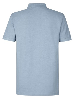 Petrol Industries Men Polo Short Sleeve Pale Blue | Freewear Men Polo Short Sleeve - www.freewear.nl - Freewear