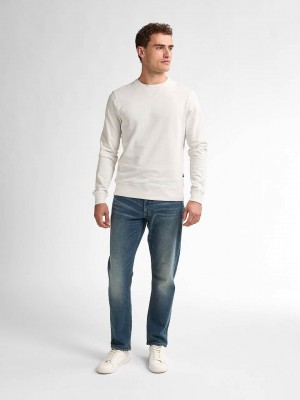 Petrol Industries Men Sweater Round Neck Seashell | Freewear Men Sweater Round Neck - www.freewear.nl - Freewear