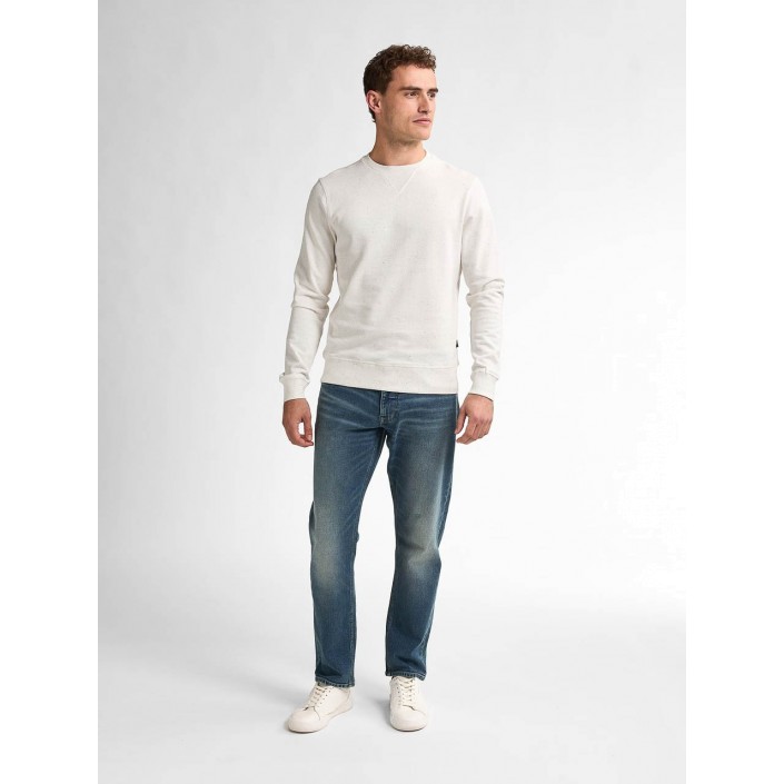 Petrol Industries Men Sweater Round Neck Seashell | Freewear Men Sweater Round Neck - www.freewear.nl - Freewear