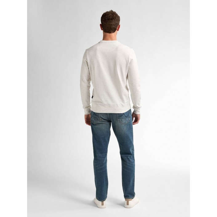Petrol Industries Men Sweater Round Neck Seashell | Freewear Men Sweater Round Neck - www.freewear.nl - Freewear