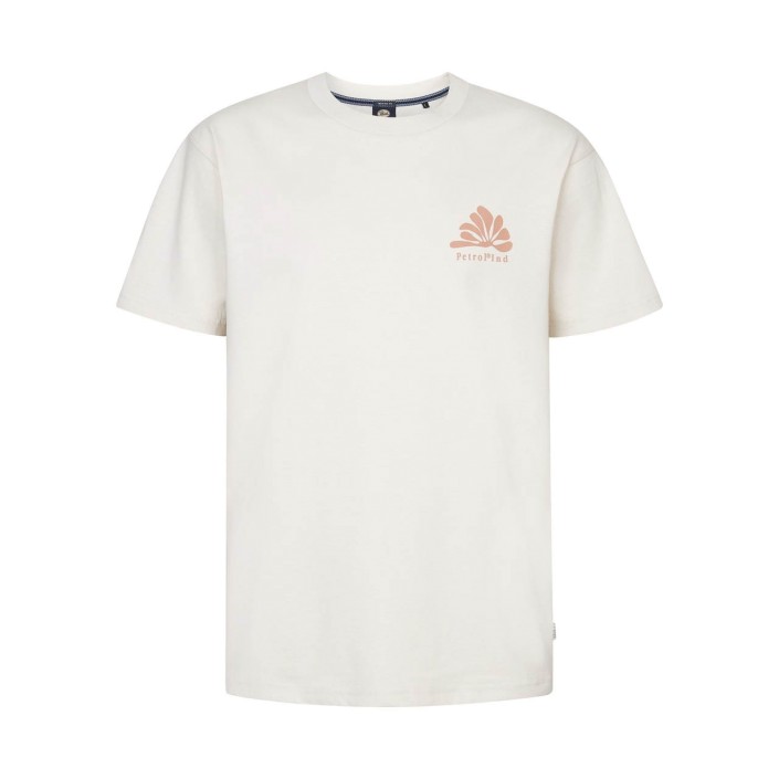 Petrol Industries Men T-Shirt SS Seashell | Freewear Men T-Shirt SS - www.freewear.nl - Freewear