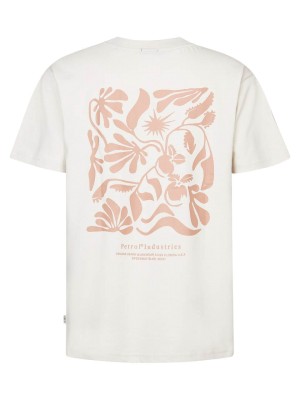 Petrol Industries Men T-Shirt SS Seashell | Freewear Men T-Shirt SS - www.freewear.nl - Freewear