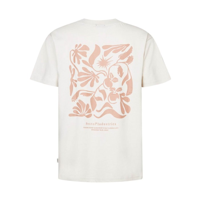 Petrol Industries Men T-Shirt SS Seashell | Freewear Men T-Shirt SS - www.freewear.nl - Freewear