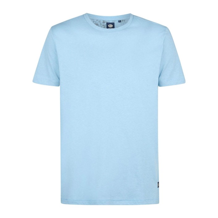 Petrol Industries Men T-Shirt SS Pale Blue | Freewear Men T-Shirt SS - www.freewear.nl - Freewear