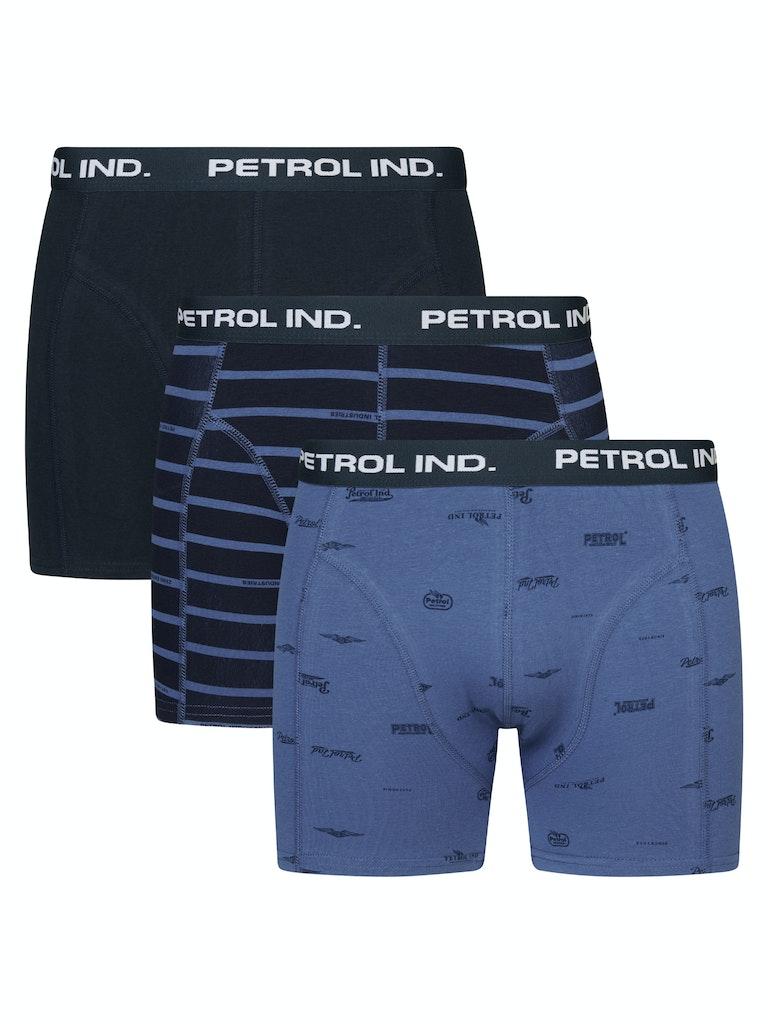 Petrol Industries - Heren 3-pack Boxershorts Kansas - - Maat M