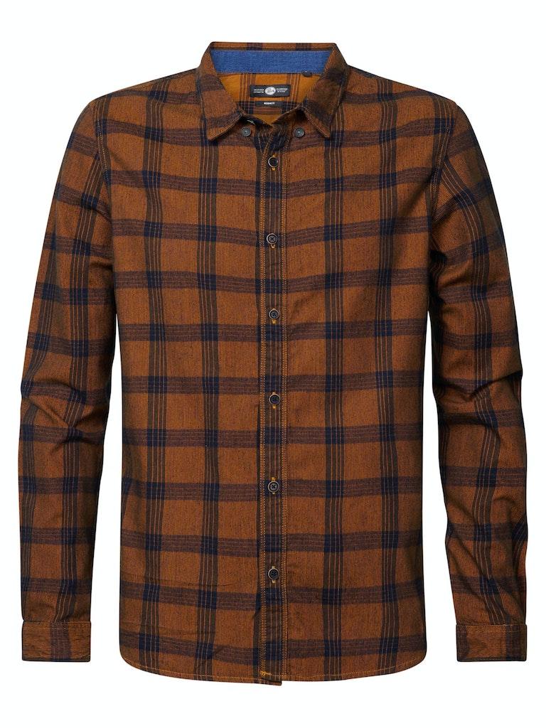 Petrol Industries Checked Shirt Princeton Almond - XL