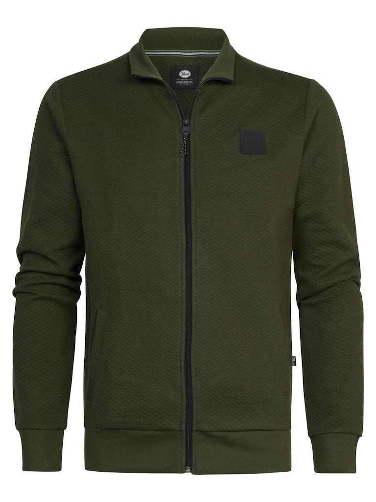 Petrol Industries - Heren Geribd vest - Groen - Maat XL