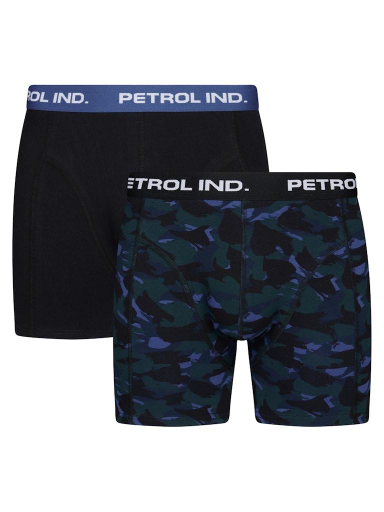 Petrol Industries - Heren 2-pack Boxershorts Fuel - Zwart - Maat XXL