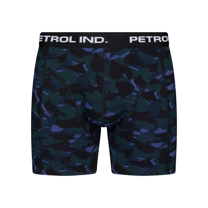 Petrol Industries Men Underwear Boxer 2-pack Dark Black | Freewear Men Underwear Boxer 2-pack - www.freewear.nl - Freewear