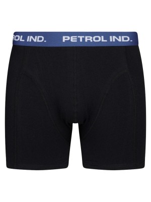 Petrol Industries Men Underwear Boxer 2-pack Dark Black | Freewear Men Underwear Boxer 2-pack - www.freewear.nl - Freewear