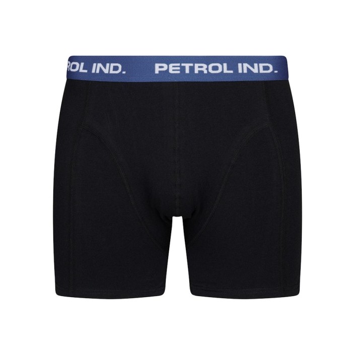 Petrol Industries Men Underwear Boxer 2-pack Dark Black | Freewear Men Underwear Boxer 2-pack - www.freewear.nl - Freewear