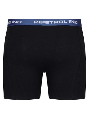 Petrol Industries Men Underwear Boxer 2-pack Dark Black | Freewear Men Underwear Boxer 2-pack - www.freewear.nl - Freewear