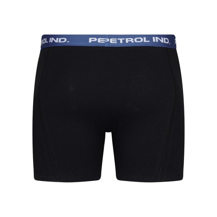 Petrol Industries Men Underwear Boxer 2-pack Dark Black | Freewear Men Underwear Boxer 2-pack - www.freewear.nl - Freewear