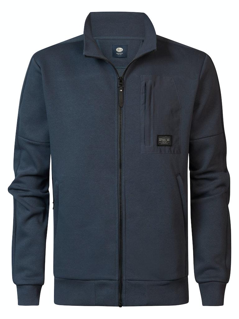 Petrol Industries Men Sweater Collar Zip