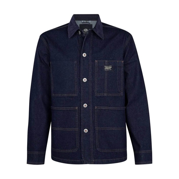 Petrol Industries Men Jacket Denim Rinsed | Freewear Men Jacket Denim - www.freewear.nl - Freewear