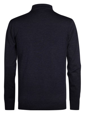 Petrol Industries Men Knitwear Polo Royal Navy | Freewear Men Knitwear Polo - www.freewear.nl - Freewear