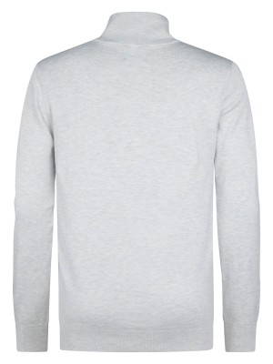 Petrol Industries Men Knitwear Collar Basic Antique White Melee | Freewear Men Knitwear Collar Basic - www.freewear.nl - Freewear