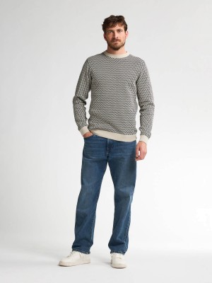 Petrol Industries Men Knitwear Round Neck Basic Seashell | Freewear Men Knitwear Round Neck Basic - www.freewear.nl - Freewear