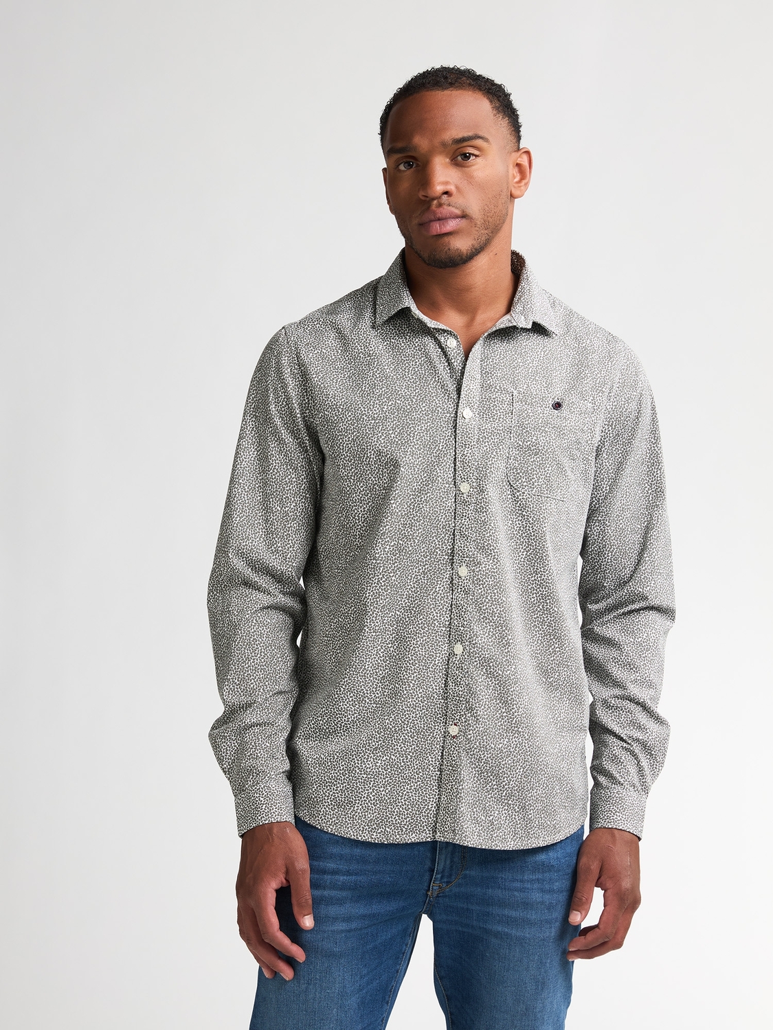Petrol industries Men Shirt Long Sleeve Aop