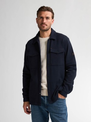 Petrol Industries Men Sweater Collar Royal Navy | Freewear Men Sweater Collar - www.freewear.nl - Freewear
