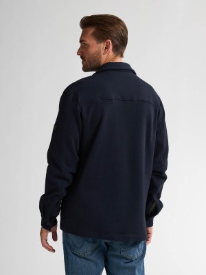 Petrol Industries Men Sweater Collar Royal Navy | Freewear Men Sweater Collar - www.freewear.nl - Freewear