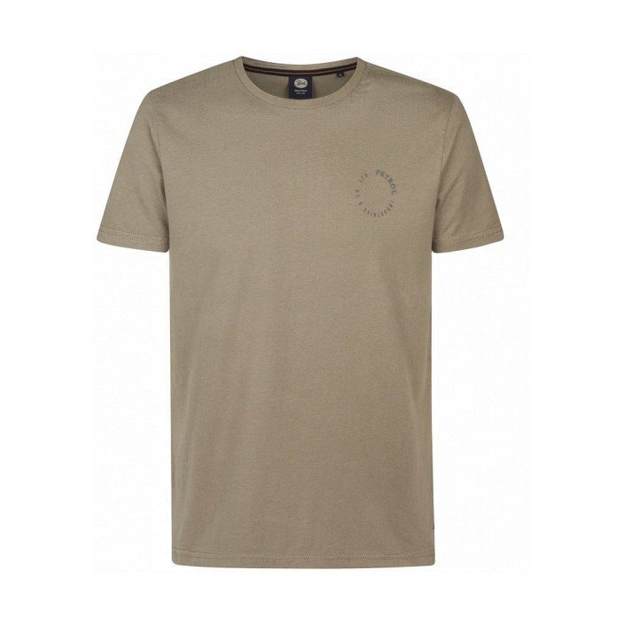Petrol Industries Men T-Shirt SS Mossy Stone | Freewear Men T-Shirt SS - www.freewear.nl - Freewear
