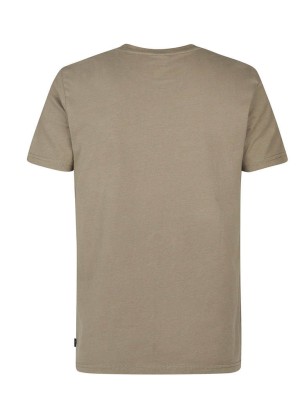 Petrol Industries Men T-Shirt SS Mossy Stone | Freewear Men T-Shirt SS - www.freewear.nl - Freewear