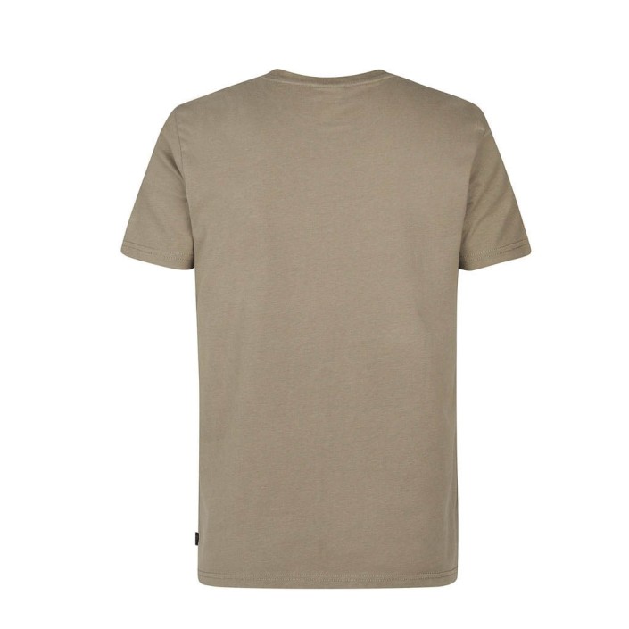 Petrol Industries Men T-Shirt SS Mossy Stone | Freewear Men T-Shirt SS - www.freewear.nl - Freewear