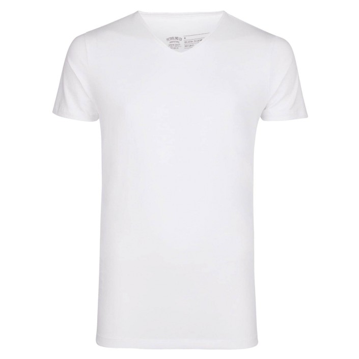 Petrol Industries Bodyfits V-Neck FW* Bright White | Freewear | Freewear