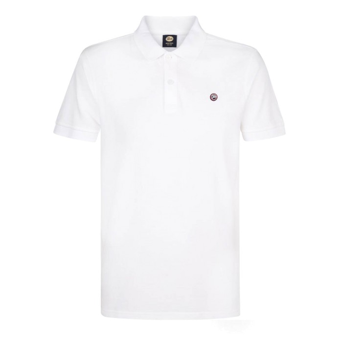 Petrol Industries Men Polo Short Sleeve Bright White | Freewear Men Polo Short Sleeve - www.freewear.nl - Freewear