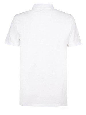Petrol Industries Men Polo Short Sleeve Bright White | Freewear Men Polo Short Sleeve - www.freewear.nl - Freewear