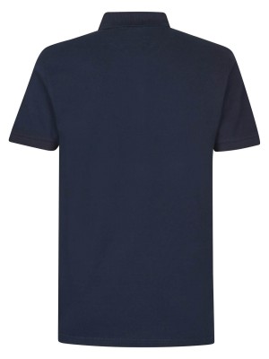 Petrol Industries Men Polo Short Sleeve Navy Blue | Freewear Men Polo Short Sleeve - www.freewear.nl - Freewear