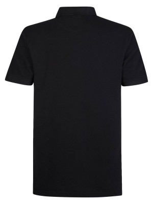 Petrol Industries Men Polo Short Sleeve Black | Freewear Men Polo Short Sleeve - www.freewear.nl - Freewear