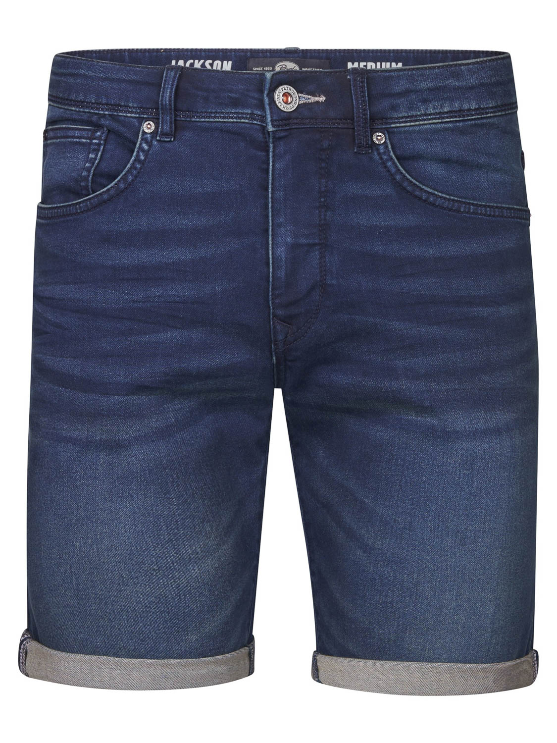 Petrol Industries - Heren Jackson Jogg Denim Short Sailfish - Blauw - Maat L