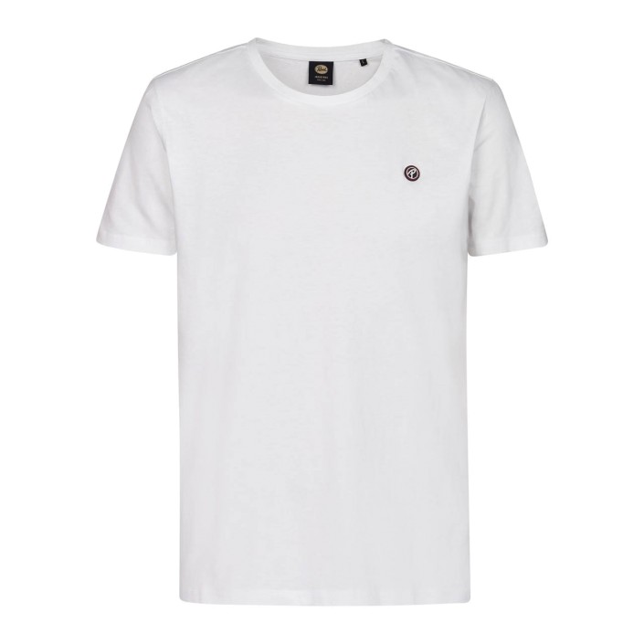 Petrol Industries Men T-Shirt SS Bright White | Freewear Men T-Shirt SS - www.freewear.nl - Freewear