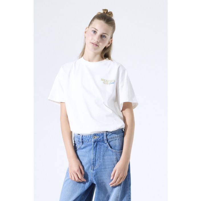 Garcia M262402_girls T-shirt ss 53-off white | Freewear M262402_girls T-shirt ss - www.freewear.nl - Freewear