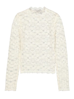 Garcia M262405_girls T-shirt ls 1448-ecru | Freewear M262405_girls T-shirt ls - www.freewear.nl - Freewear