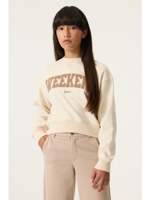 Garcia M262463_girls sweat 1448-ecru | Freewear M262463_girls sweat - www.freewear.nl - Freewear