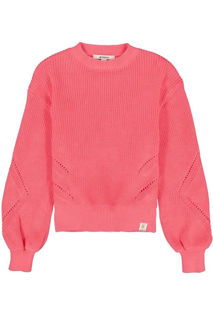 GARCIA Meisjes Trui Roze - Maat 164/170