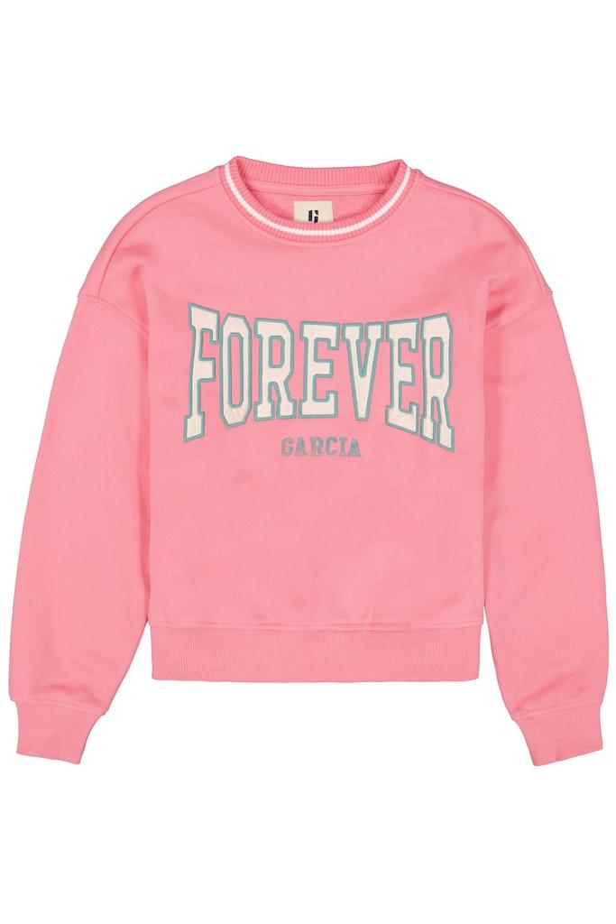 GARCIA Meisjes Sweater Roze - Maat 128/134